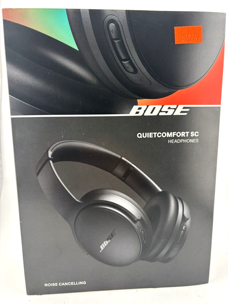 Bose Quiet Comfort SC Noise Cancelling Headphones Black Brand New Sealed