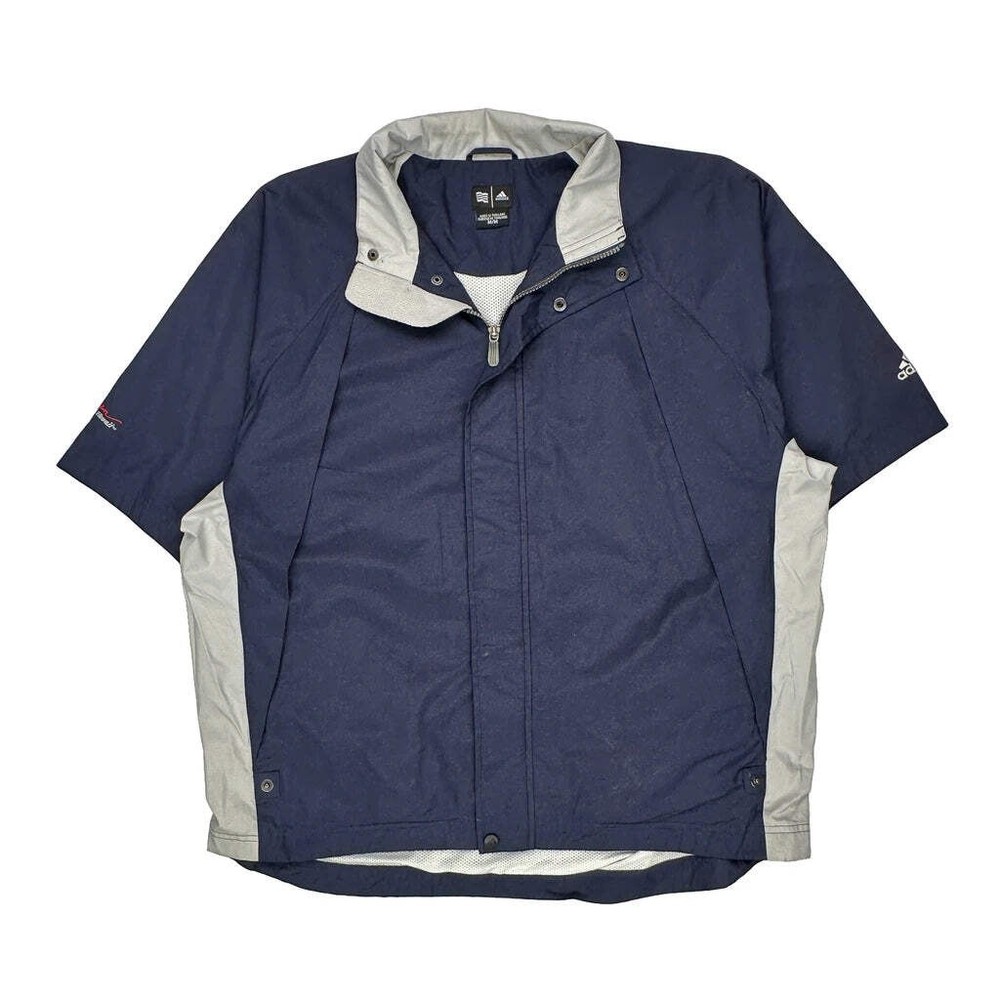 Adidas Windbreaker - Medium Gray Polyester