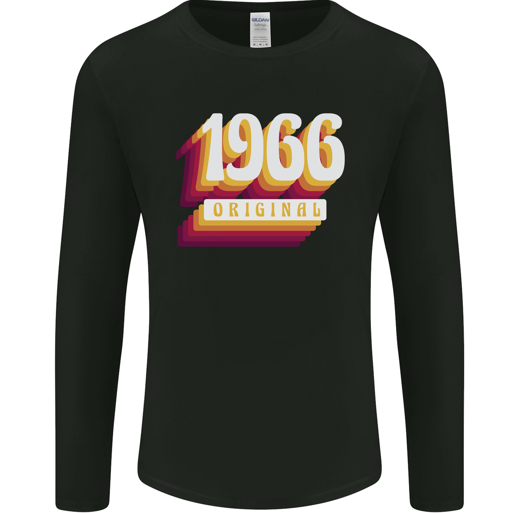 Retro 59th Birthday Original 1966 Mens Long Sleeve T-Shirt