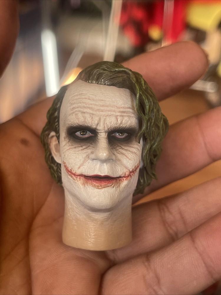 1/6 Joker head sculpt hot toys style Heath Ledger Dark Knight