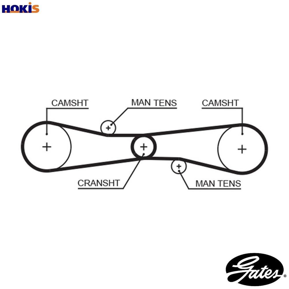 TIMING BELT T275 FORTIMING BELT T275 FOR HONDA  14401-MN5-004
