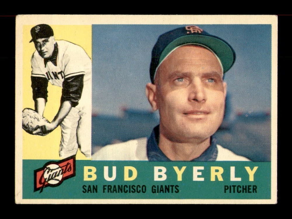 1960 Topps #371 Bud Byerly EX Baseball Card OBGcards