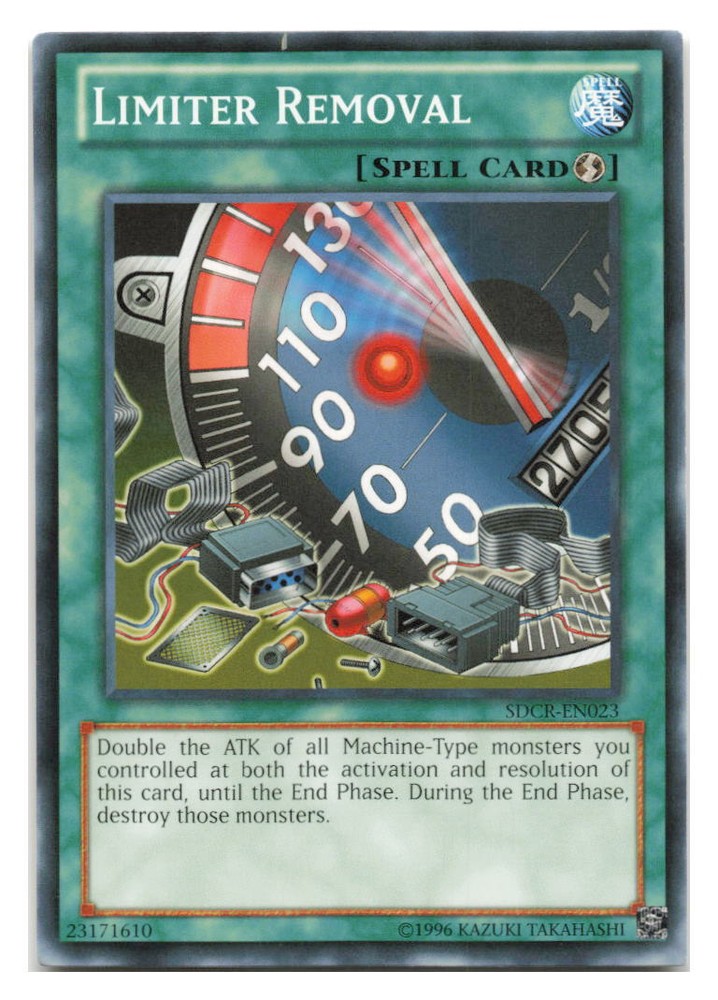 Limiter Removal #SDCR-EN023 Cyber Dragon Revolution TCG Structure Deck Card