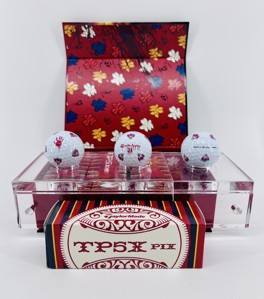 Taylormade TP5x pix Nightmare Circus Halloween Limited Edition Golf Balls
