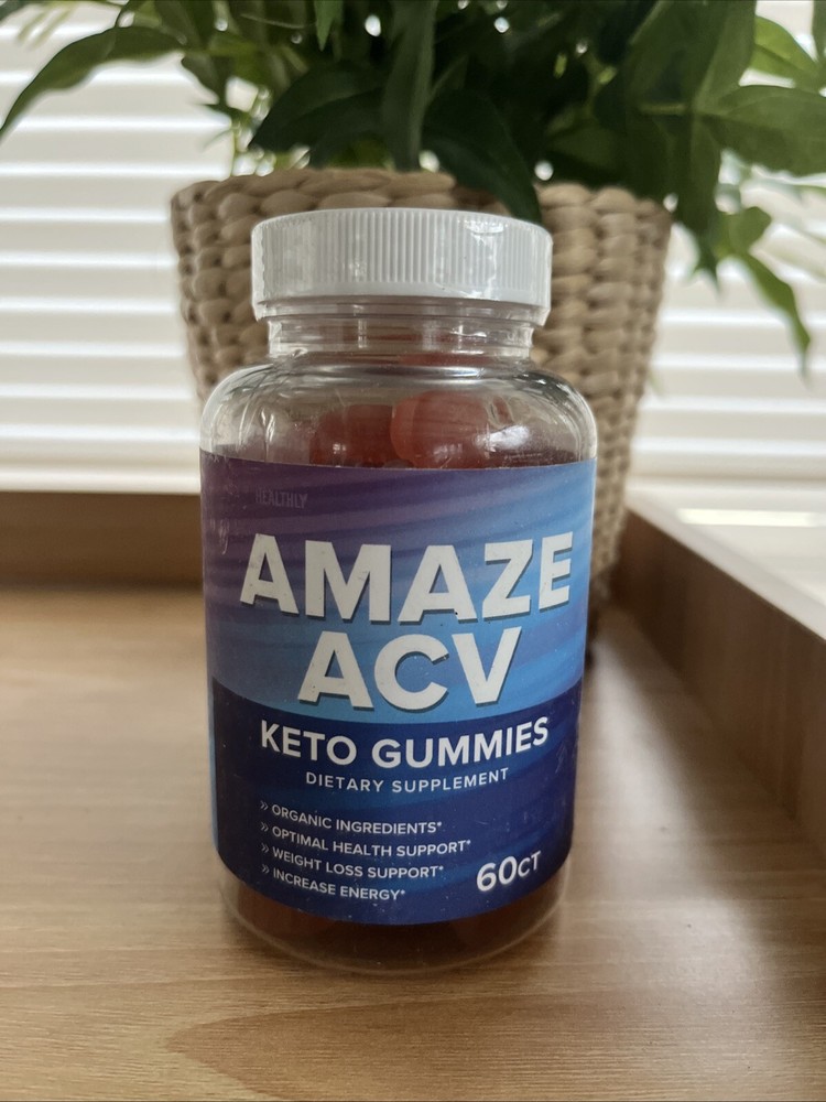 Amaze ACV Keto Gummies - Vegan, Weight Loss Supplement - 60 Gummies Exp 5/25