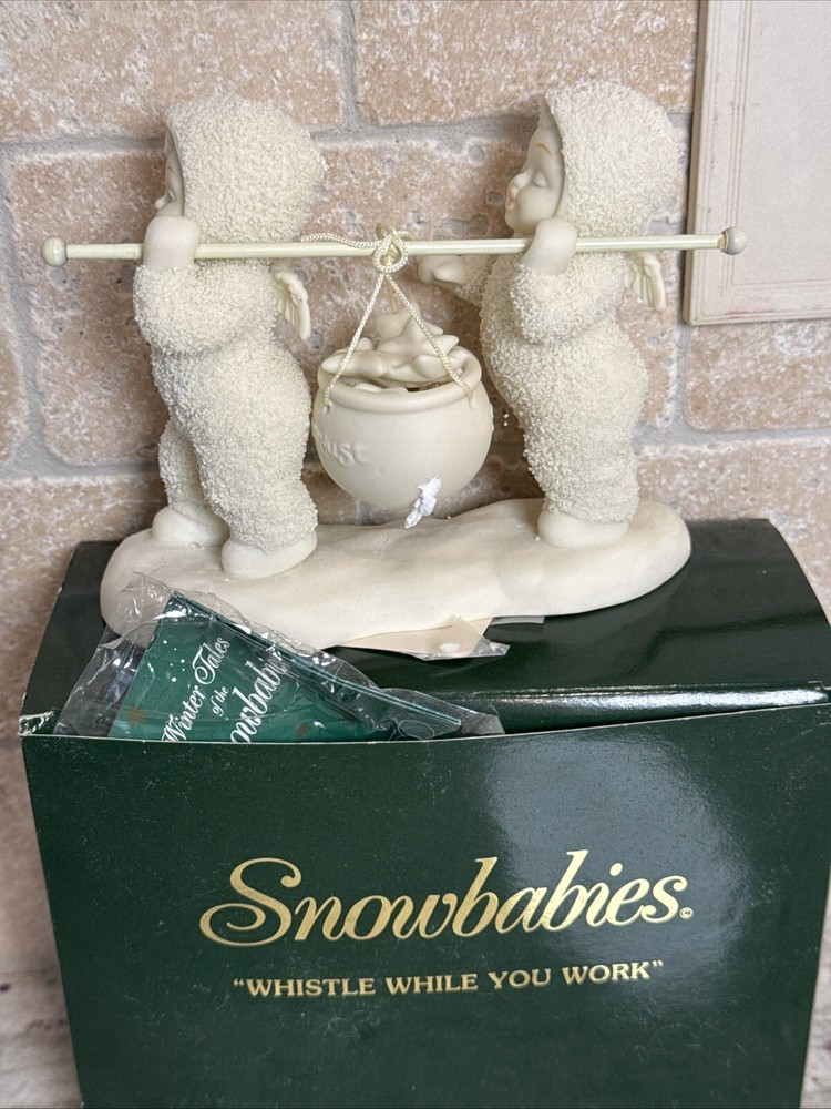 Department 56 Snowbabies Whistle While You Work Vintage Retired Figurine