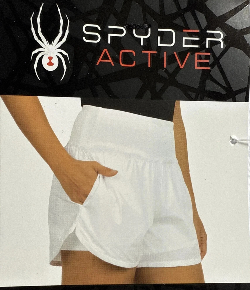 Spyder Active Women's Woven Shorts, White, Size S