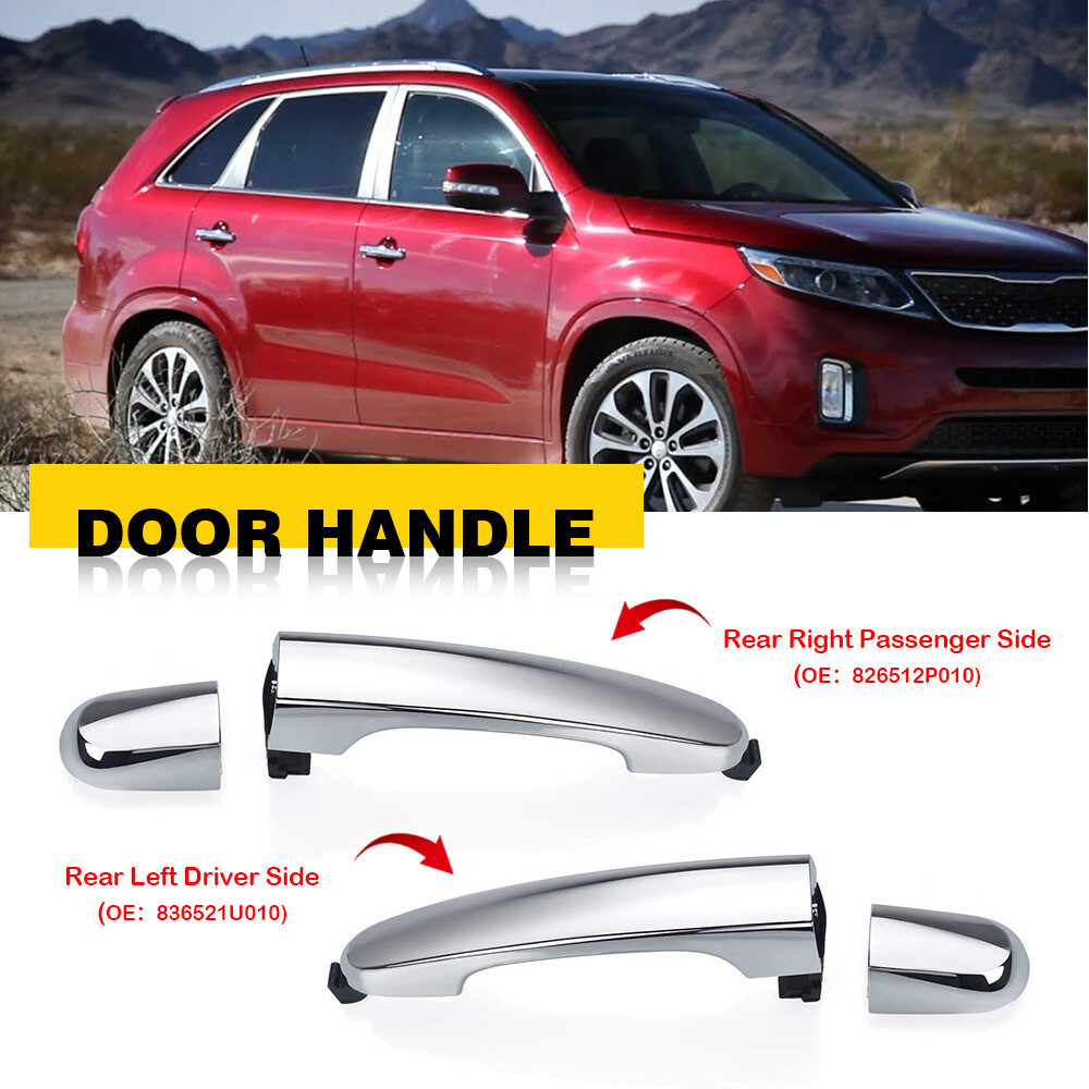 2011-2015 Kia Sorento Right Rear Passenger Chrome Exterior Door Handle RH