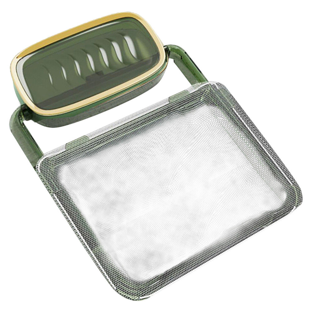 Hanging Dish Drying Rack with Faucet Splash Guard and Strainer Organizer