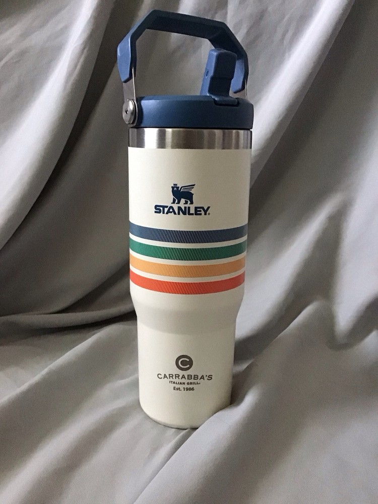Brand New Rare Carrabba’s 30 Oz Stanley Iceflow Tumbler Limited Edition