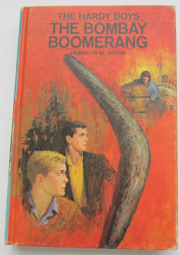 Hardy Boys The Bombay Boomerang Mystery Hardcover Book #49 1970 Early Edition