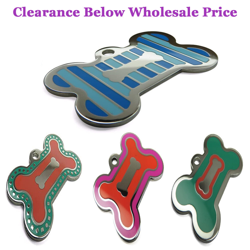 MyIDDog 316 Stainless Steel Blank Pet Tag no Engraving - 163 Pack Clearance Sale-image
