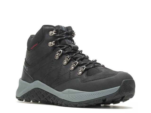 Wolverine 13M Men's Black Steel-Toe Waterproof Hiker Boot with SR EHR