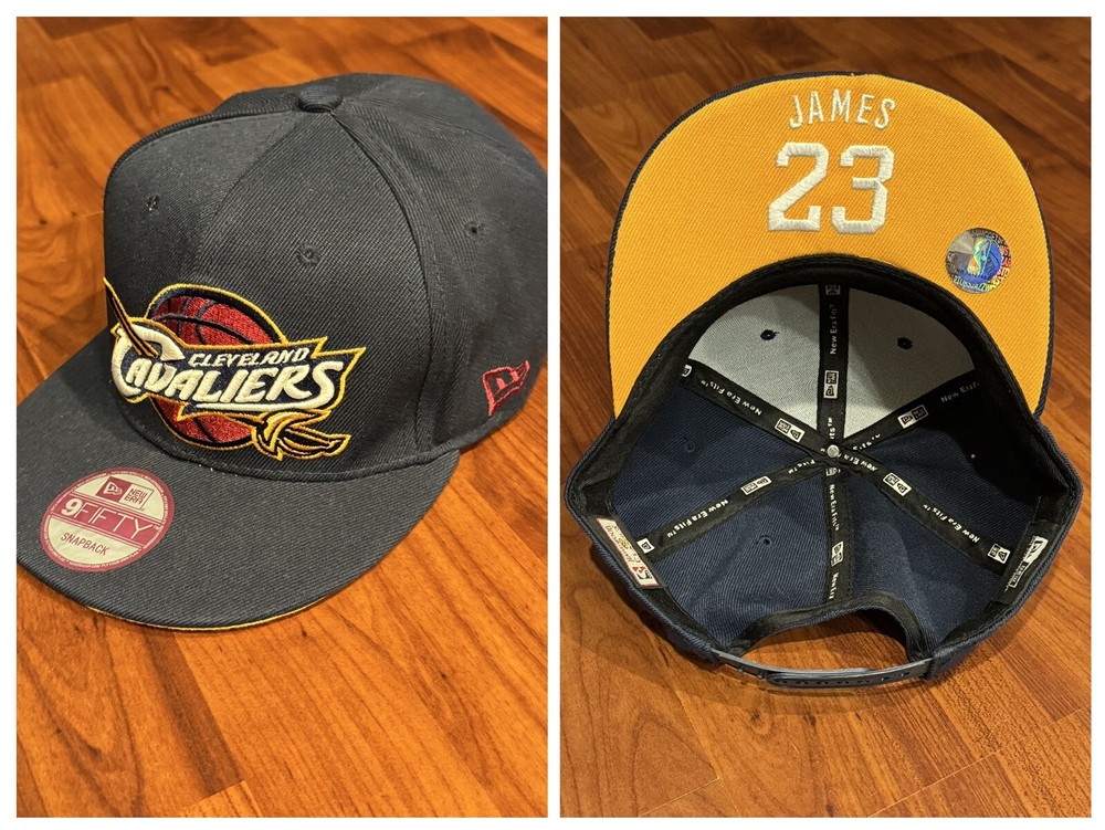Cleveland Cavaliers LeBron James #23 Hardwood Classics New Era SnapBack Hat