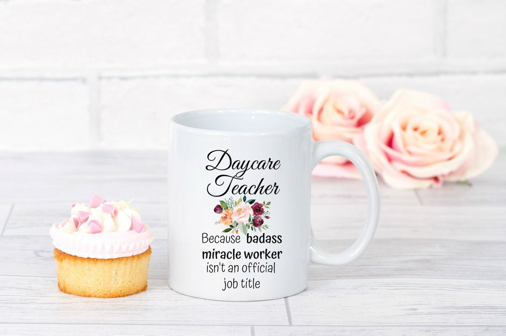 Daycare Teacher Mug Daycare Teacher Gift Gift For Preschool Teacher Because
