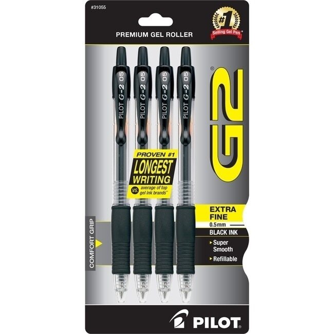Pilot G2 Retractable Gel Ink Rolling Ball Pen