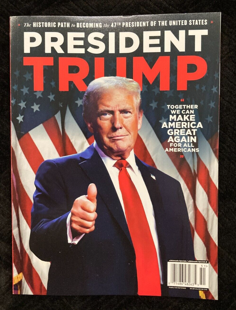 President  Donald Trump Magazine The 47th President of the United States *NEW*