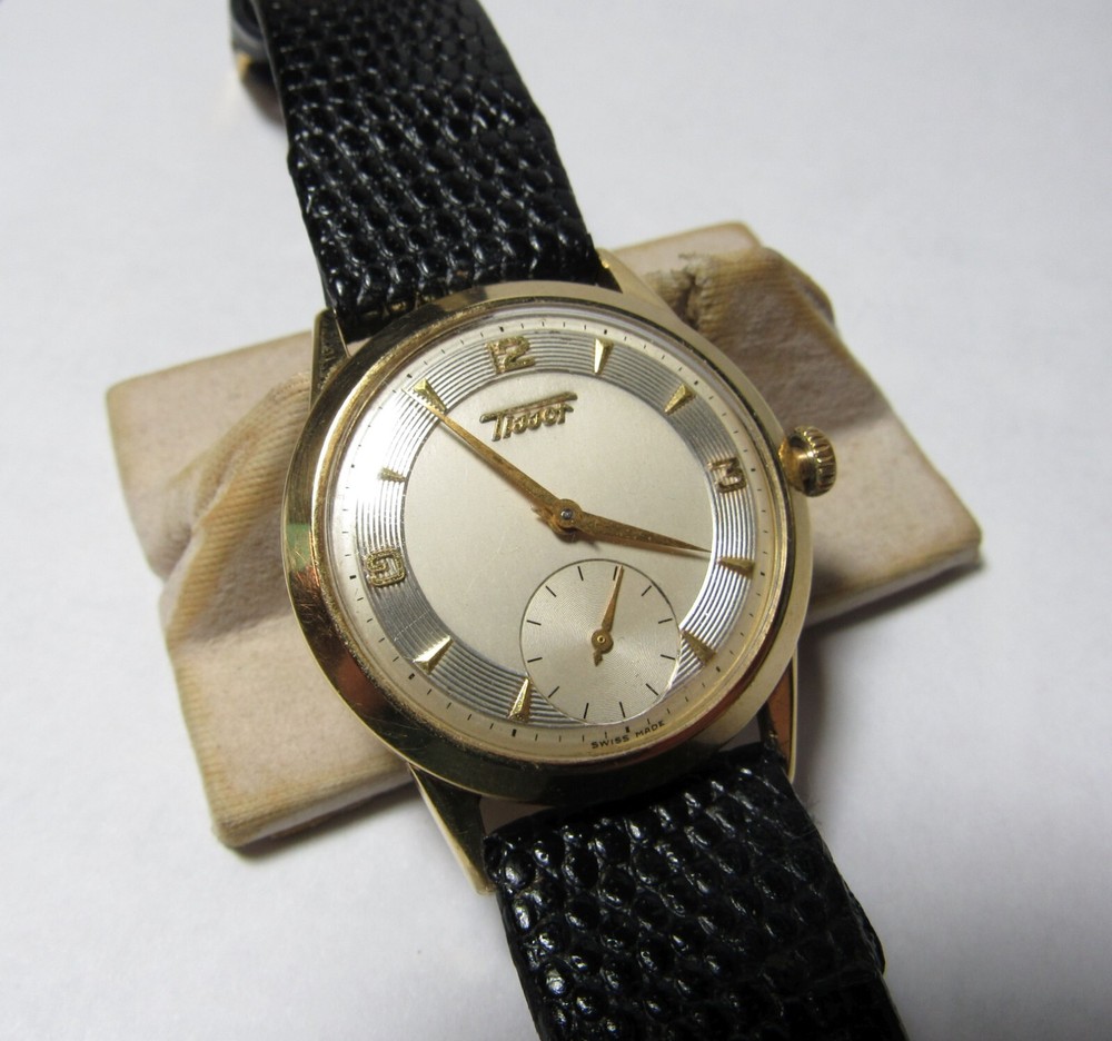 Vintage 14K Solid Gold Tissot 15 Jewel Wristwatch – Runs Perfectly