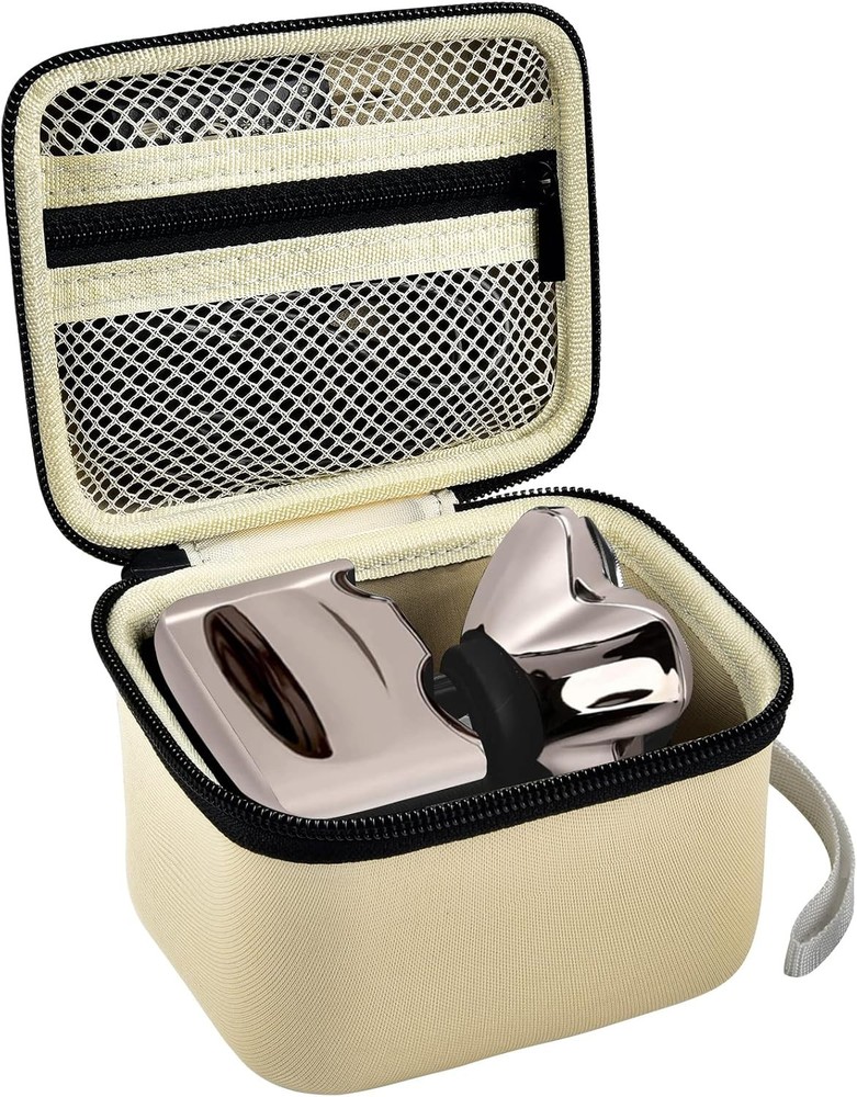 Case for Skull Shaver Electric Pitbull Pro Razor, Hard Travel Rotary Beige