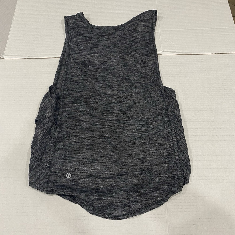 Lululemon Var-City Muscle Tank Heathered Slate Cardio squad Womens Tank