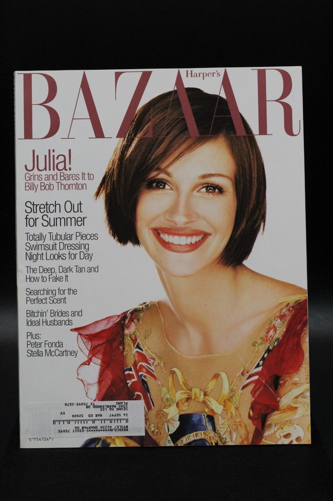 Harper's Bazaar June 1997 Julia Roberts Cover Peter Fonda Stella McCartney VF-