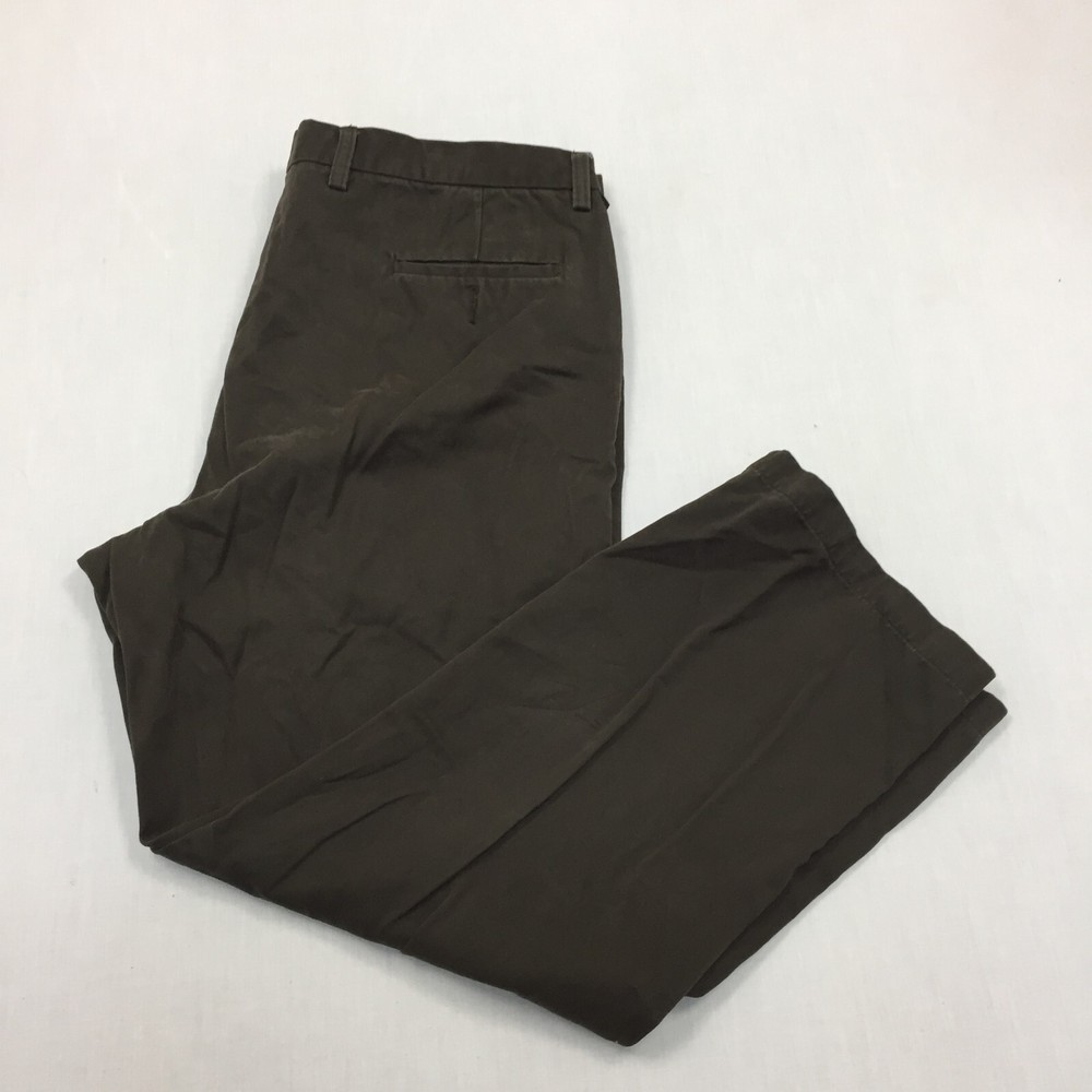 Pantalones chinos Dockers de algodón calce recto para hombre talla 40W 30L marrón