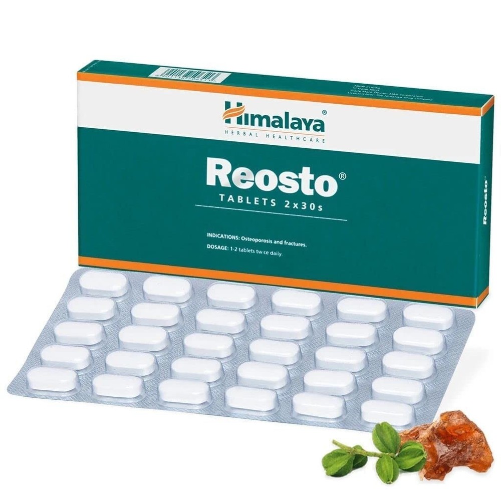 Himalaya Reosto Tablets - Supports Bone Health - 30 Count - Free Shipping