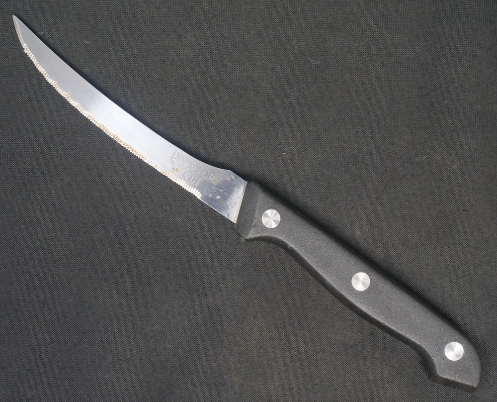 Diamond Cut Pineapple Utility Knife with 4.25 Inch Blade