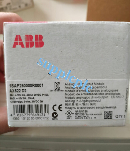 AX522 1SAP250000R0001 Analog Input Output Module New #A6-37