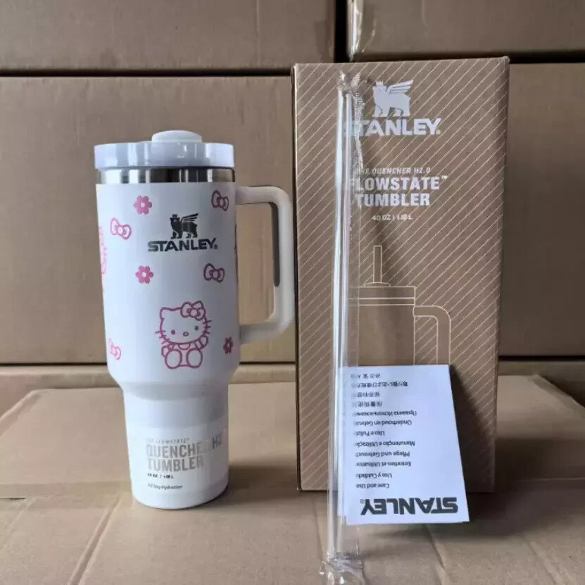 Stanley X Hello Kitty 40oz Tumbler Quencher Limited Edition