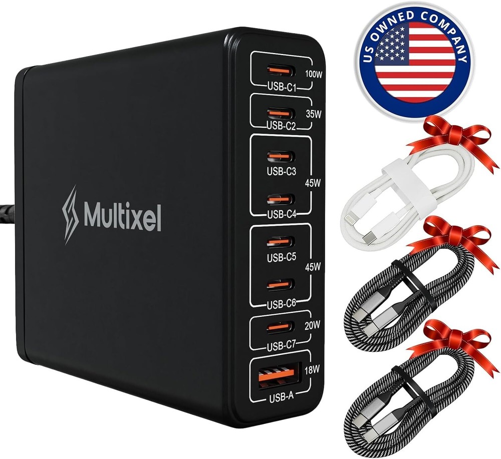 240W USB-C Multiport Fast Charging Hub with Lifetime Warranty