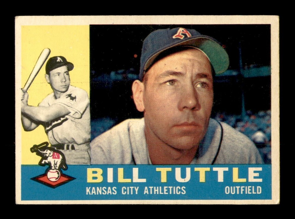 1960 Topps Baseball #367 Bill Tuttle EX Condition OBGcards Vintage Break