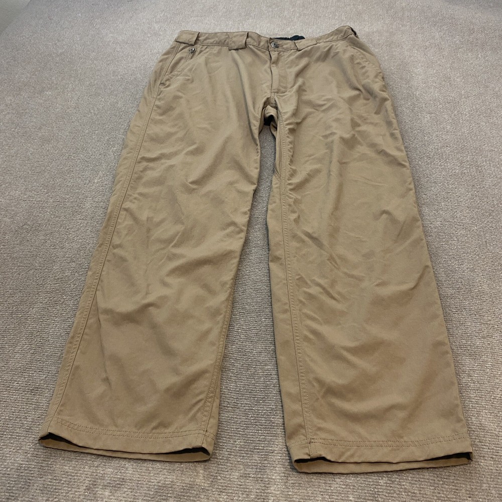 Duluth Trading Pant Mens XL Brown Stretch Nylon 30