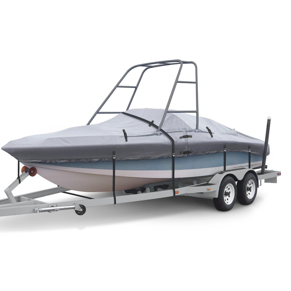 Ski & Wakeboard Tower Boat Cover for Wake Tower, Waterproof Boat Wrap for Winter