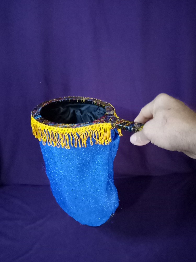 Mini Magic Zipper Bag Silk Trick Vanish Mentalism Prop Wood Cloth for Illusions