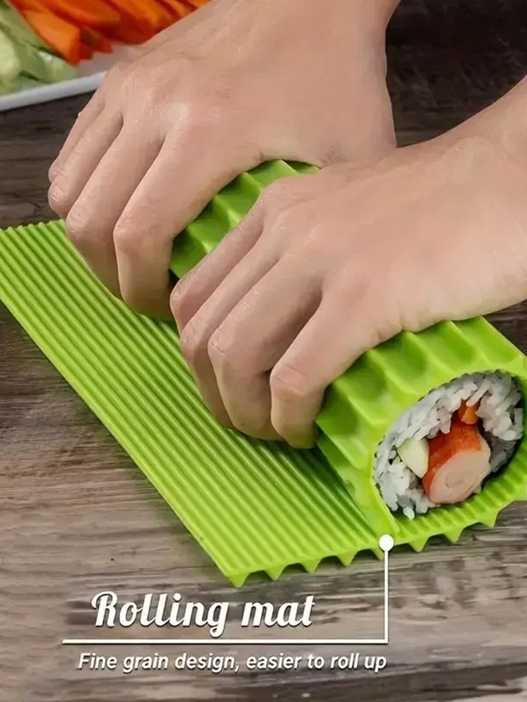 Silicone Sushi Roller Mat – Non-Stick & Easy Clean Sushi Making Kit