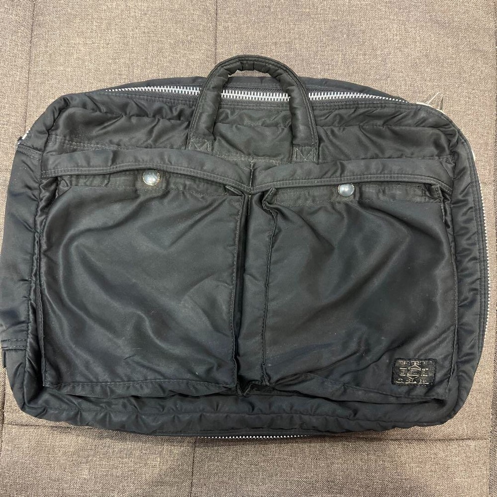 Porter Yoshida & Co Tanker 2WAY Briefcase Backpack Bag Black From Japan Used F/S