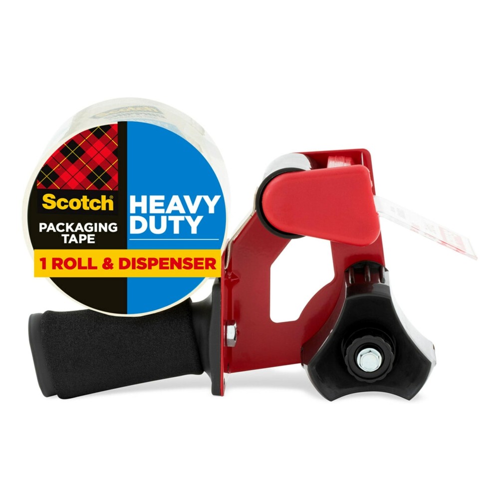 Scotch Heavy Duty Packaging Tape, 1.88 x 54.6 yd, Designed for Packing, Shipp...