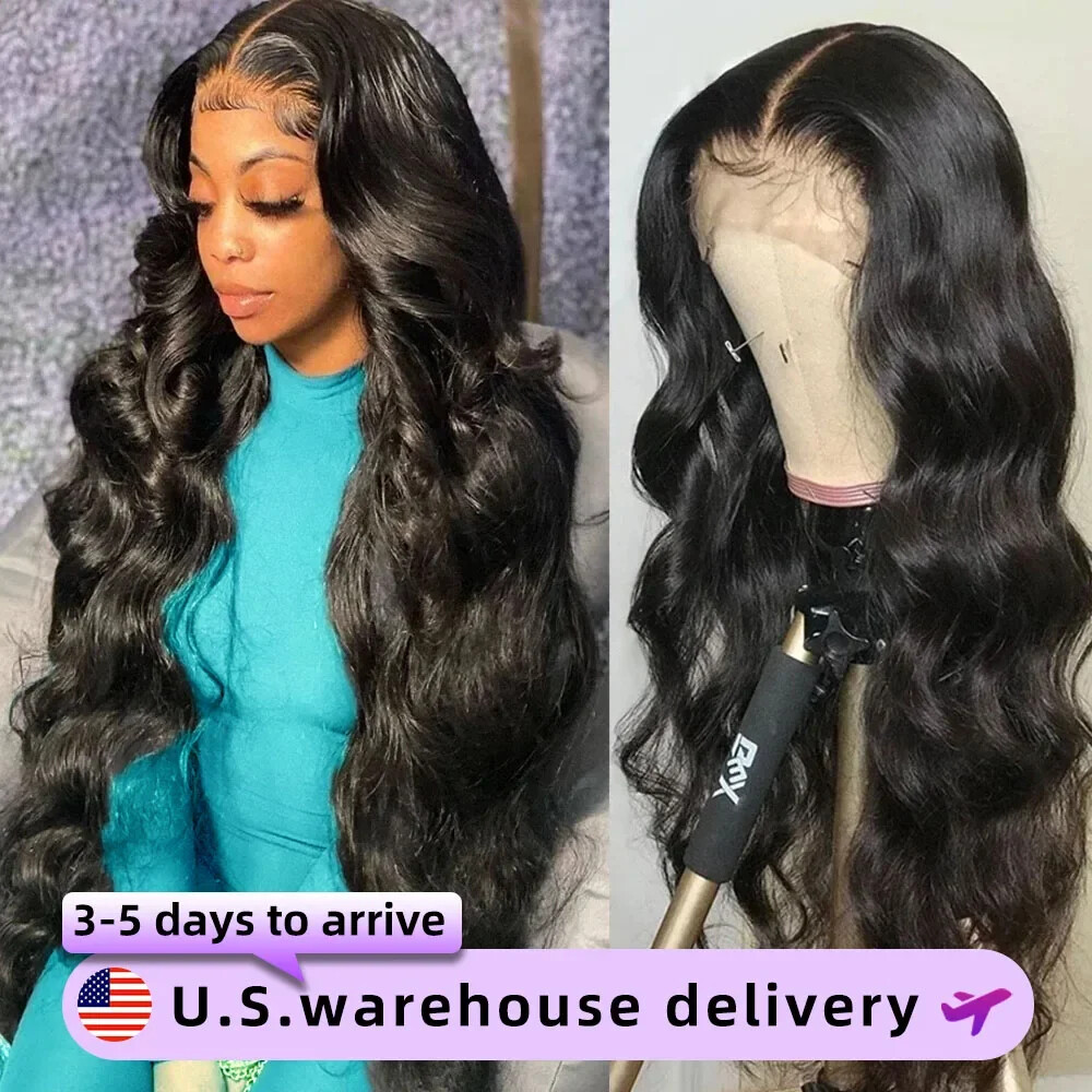 13x6 HD Lace Front Wig Body Wave Human Hair Plucked Remy Hair