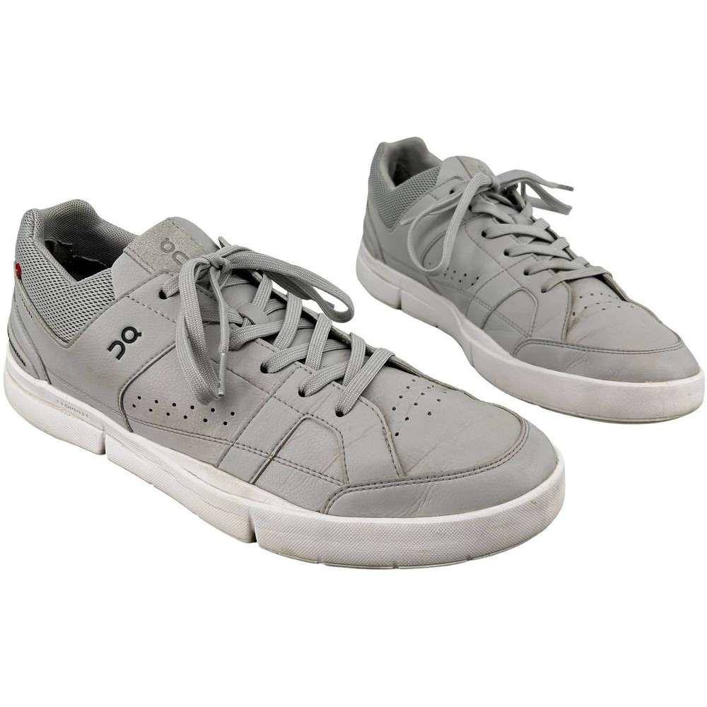 Men's Grey White On Cloud The Roger Clubhouse Sneakers 11.5M 48.99407