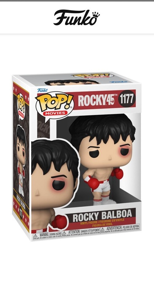 Funko Pop Vinyl Rocky Balboa Figure #1177 Collection