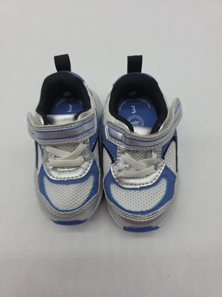 Wonder Nation Shoes Sneakers Boy Size 3 Toddler Lace Strap..#3