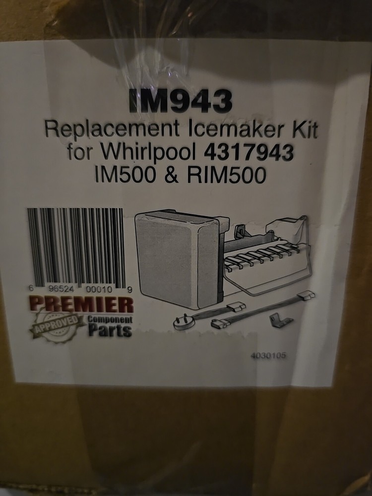 Whirlpool 4317943 Refrigerator Ice Maker W11381372