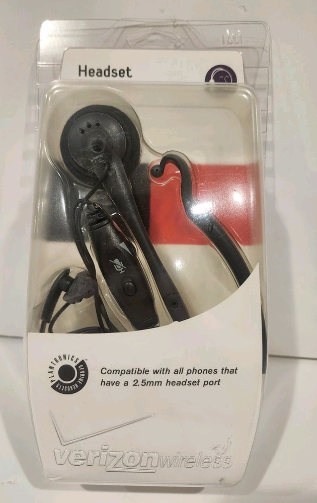 Verizon Wireless Noise-canceling Microphone Headset PLAN175VW PR-960299 NEW NIB