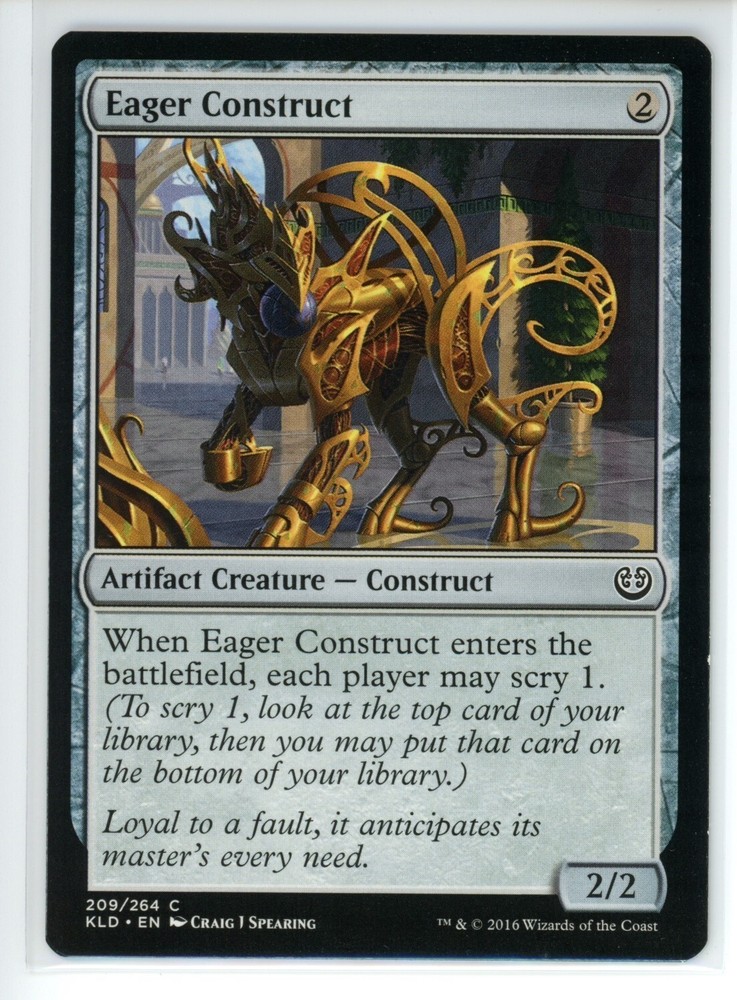 EAGER CONSTRUCT Kaladesh #209 KLD(LP)(MTG)