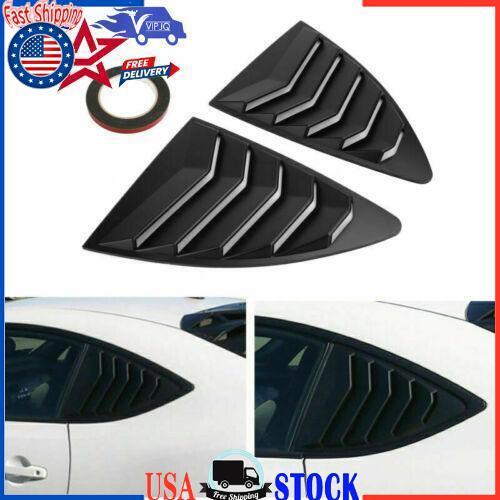 Matte Black Side Window Louver for 13-18 Scion FRS BRZ Toyota 86 GT86 AE86 Models  