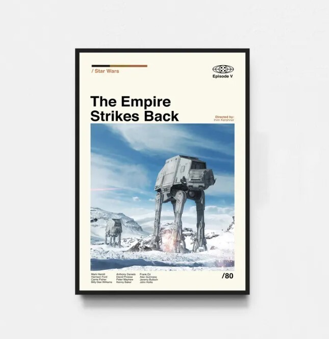 The Empire Strikes Back Star Wars Poster Print for Fans