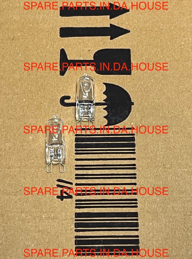 2 x 40W AEG Oven Halogen Lamp Light Bulb Globe BP501310AM 944187449 94418744900