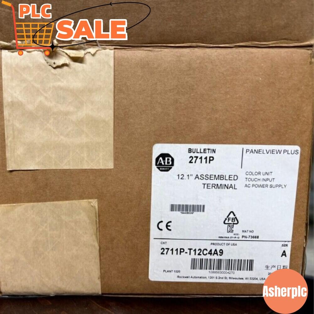 NEW  2711P-T12C4A9 AB PanelView Plus Terminal 2711PT12C4A9 FREE SHIP US Free Tax