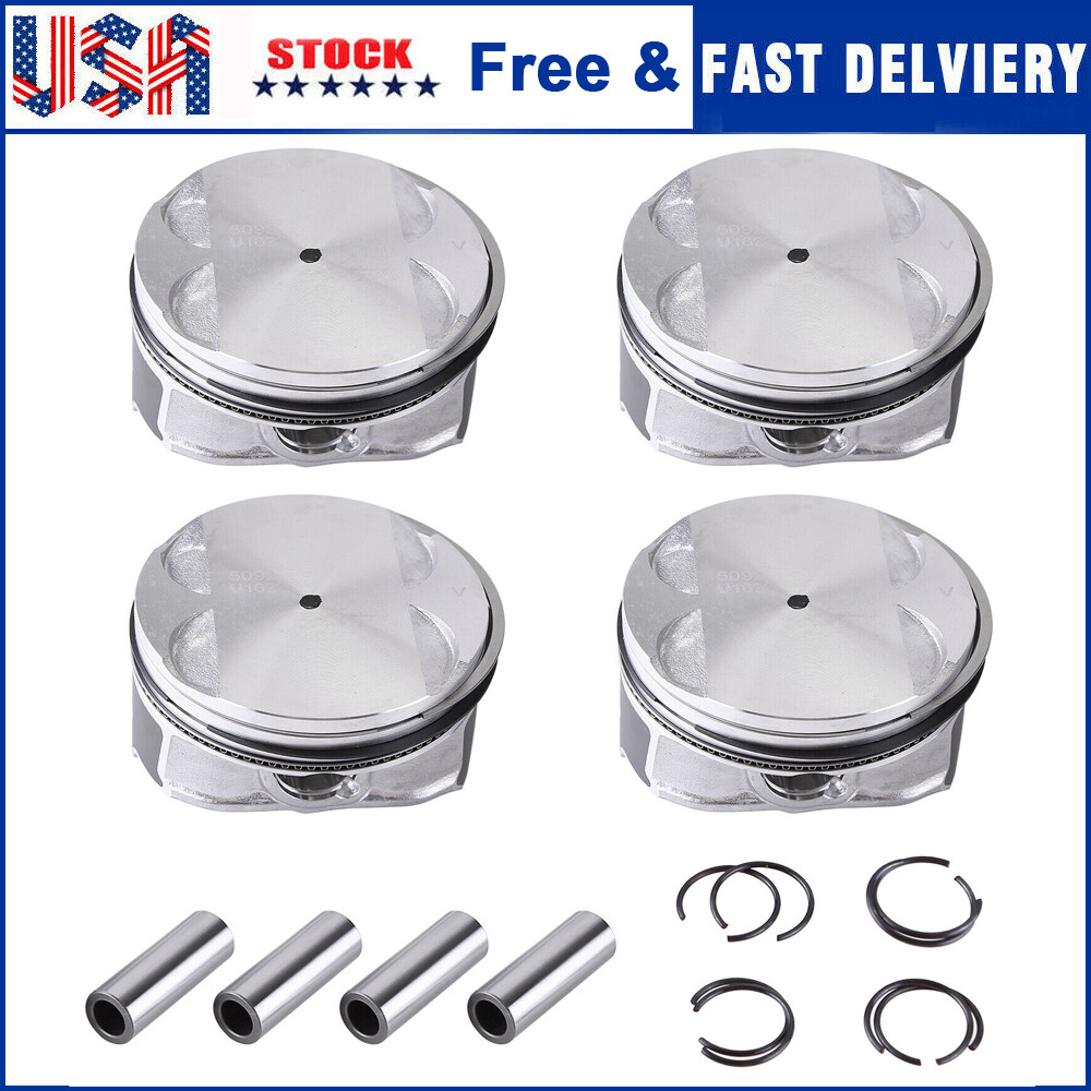 4IN1 Piston & Ring Kit 12578324 for Buick Chevrolet GMC Pontiac Saturn 2.4L Engine